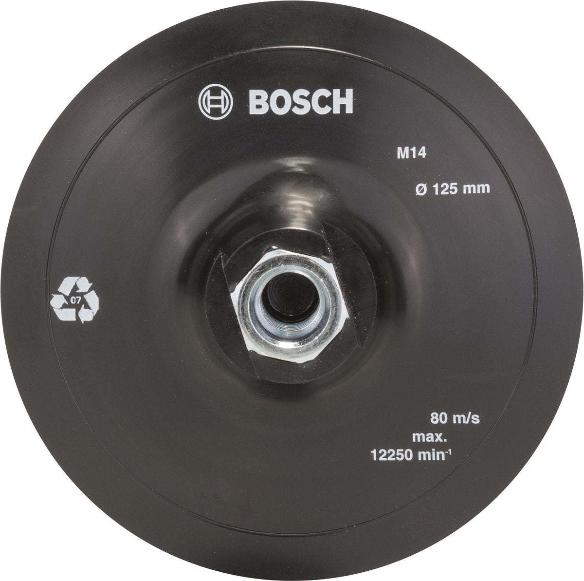 Bosch Schleifscheibe - Gummi - Klettbefestigungssystem - 125 mm
