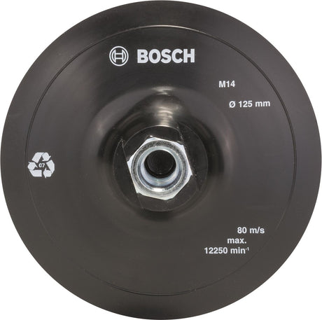 Bosch Schleifscheibe - Gummi - Klettbefestigungssystem - 125 mm