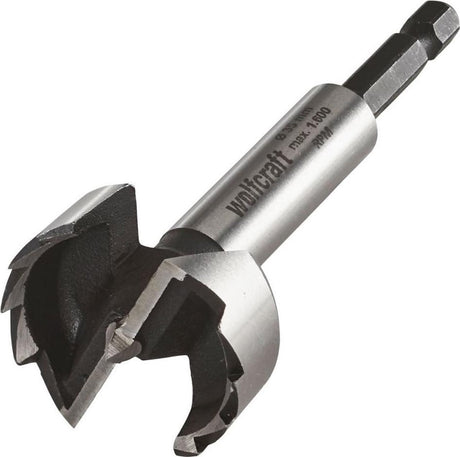Wolfcraft - Holzzylinderbohrer ø 35 mm - Forstnerbohrer - Scharnierbohrer - Sechskantschaft - 3310000