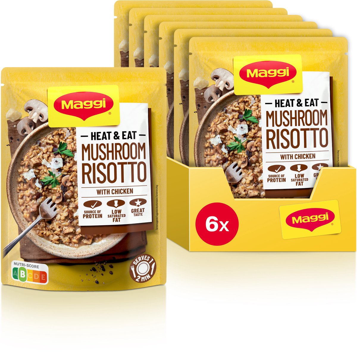 Maggi Heat Eat Pilzrisotto 6x280g