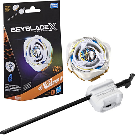 Beyblade x glory valkerion lf ux infinity starterpack, tol en launcher