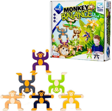 Clown-Spiele, Affen-Balance-Balance-Spiel