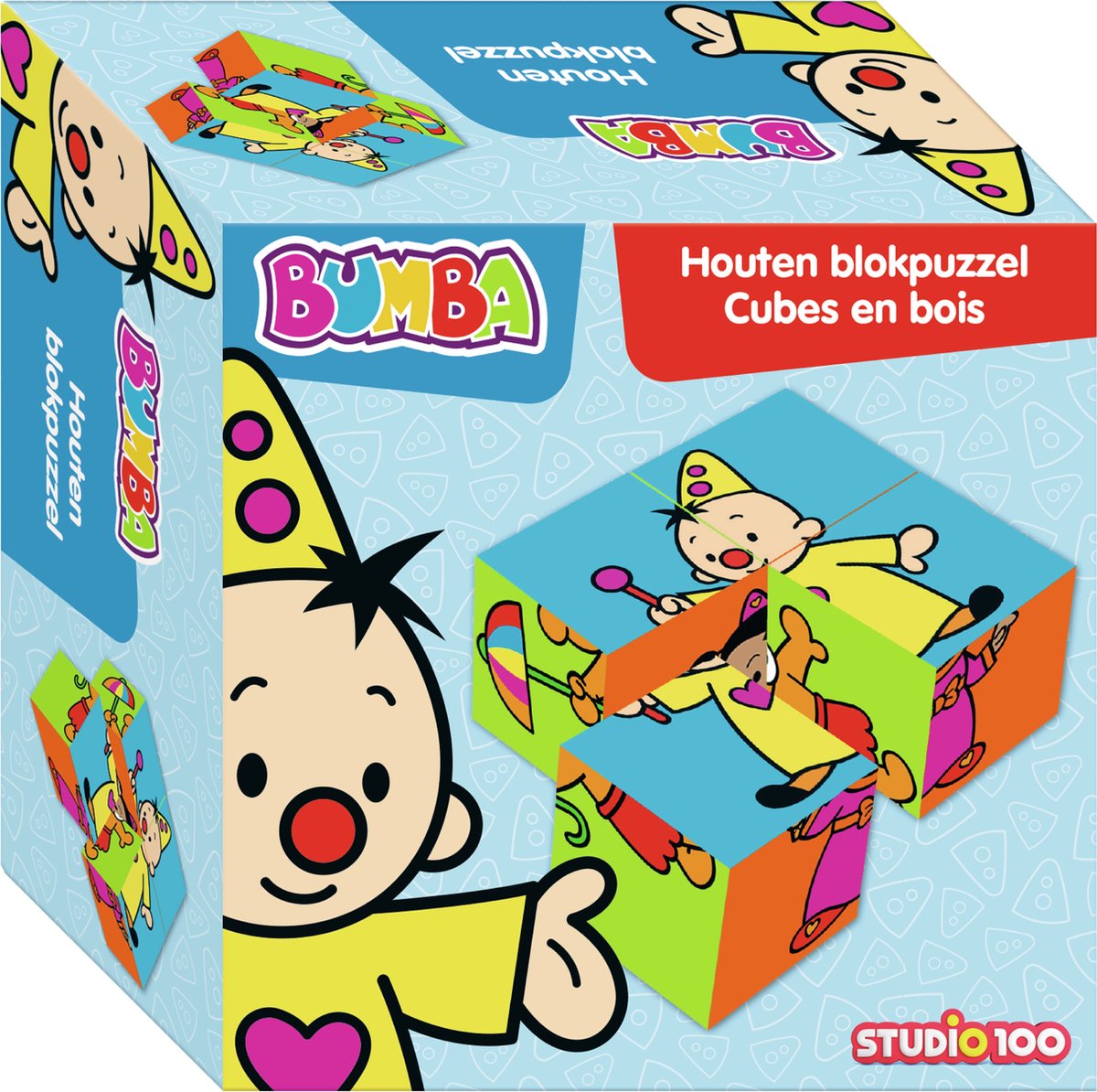 Bumba Holzblockpuzzle, 4-tlg.