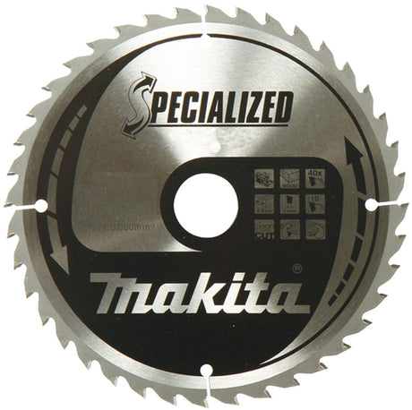 Makita b-33554 Kreissägeblatt Holz (Hochbau) | spezialisiert | 190x30mm | 12 Zähne