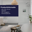 Plieger inbox - inbouwnis - opbouwnis - rvs - 30 x 30 x 10 cm - wit