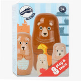 Small Foot - Holz-Matroschka-Puppen Bärenfamilie