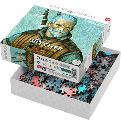 Good loot - the witcher geralt of rivia vincent van gogh puzzel - puzzel 1000 stukjes