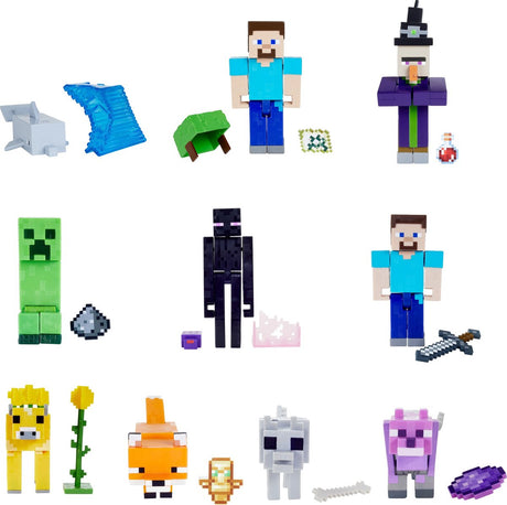 Mattel Minecraft 8 cm Figuren sortiert