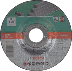 Bosch doorsl.schijf steen, 115 x2,5 gebogen