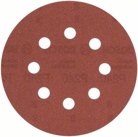 Bosch 5-teiliges Schleifblatt-Set für Exzenterschleifer 125 mm gelocht - Körnung 240