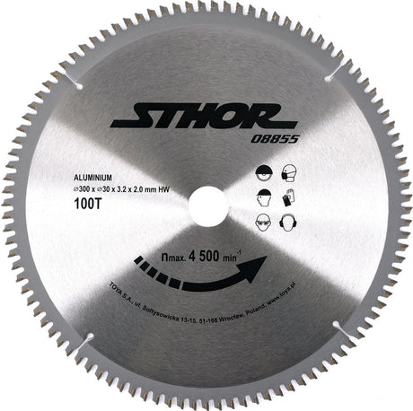 Sthor serie - cirkelzaagblad - 300mm - 100 tanden - aluminium