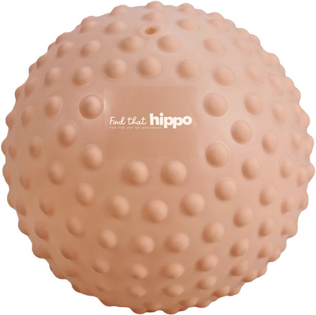 Find that hippo sensorische speelbal - woestijnzand - ø22 cm - zachte noppenbal - stimuleert tastzin motoriek - baby - 6m+
