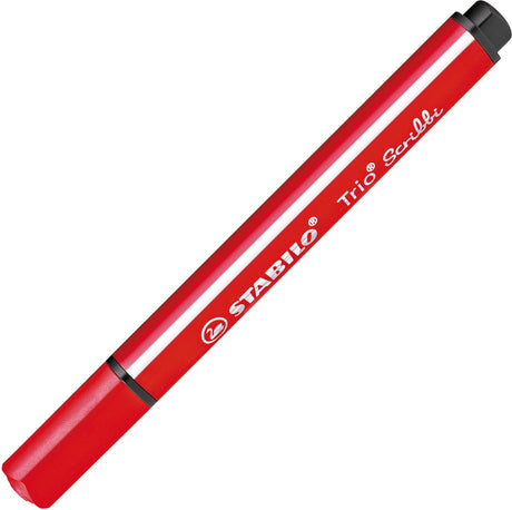 Stabilo Trio Scribbi - Filz -Tip -Stift mit ausgeliefertem Punkt - Rot