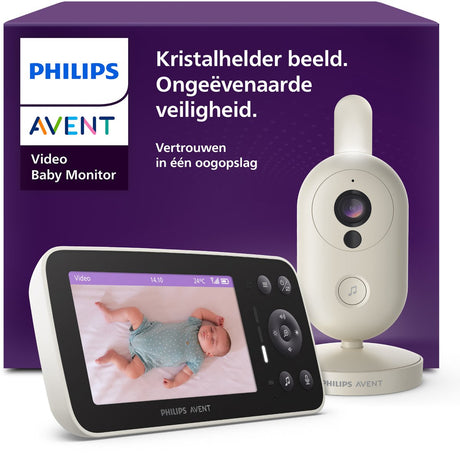 Philips avent video babyfoon – tot 48 uur batterijduur - nachtzicht en witte ruis - dekra-gecertificeerd - zonder wifi - scd861 26