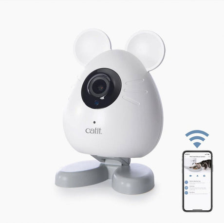 Catit Pixi Smart Mouse Kamera – Katzenspielzeug – Weiß