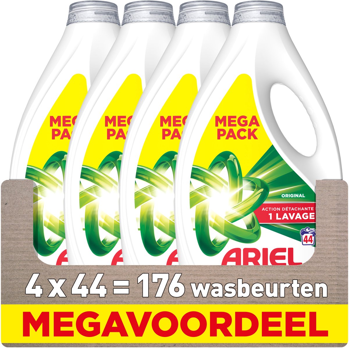 Ariel vloeibaar wasmiddel original - 4 x 44 wasbeurten