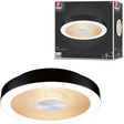 Paulmann led-plafondlamp volea ip44 3000k 950lm 230v 3,5w 13w dimbaar zwart, goud