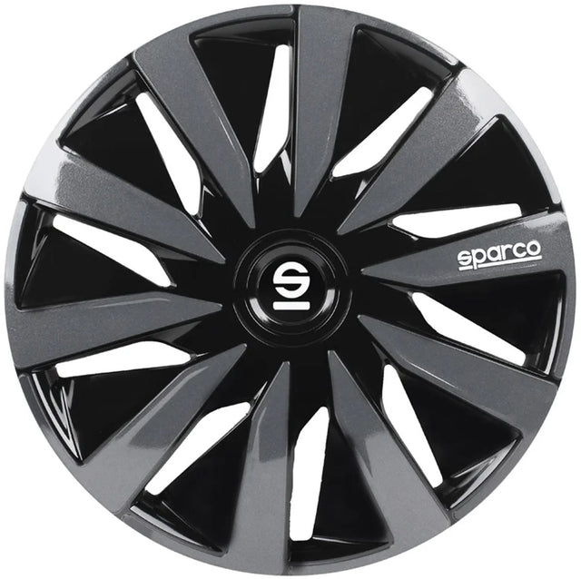 Radkappen Lazio 16 Zoll ABS schwarz grau 4er Set