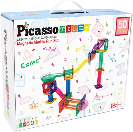 Selecta Picasso-Kugelbahn – magnetische Bauplättchen – 50 Stück.