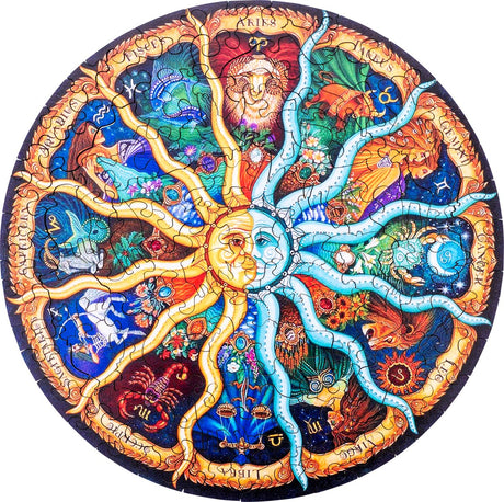 Engelhart Holzpuzzle Mond – 155 einzigartige Puzzleteile – Großes Holzpuzzle im A3-Format – Weltraum-Puzzlespiel – Lern-Denkspiel – inklusive Aufbewahrungskoffer –