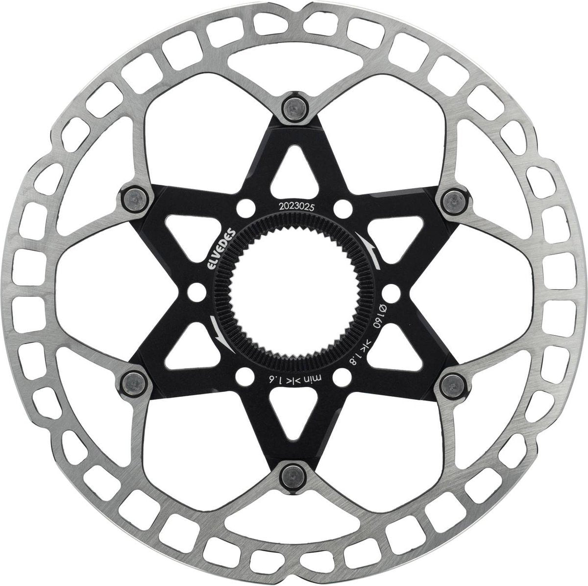 ELVEDES Bremsscheiben -Centerlock Ø160 mm t = 1,8 mm leicht