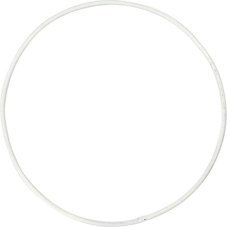 Creativ Company Metalldrahtring, D 15 cm, Stärke 2 mm, weiß, 10 Stück 1 Box