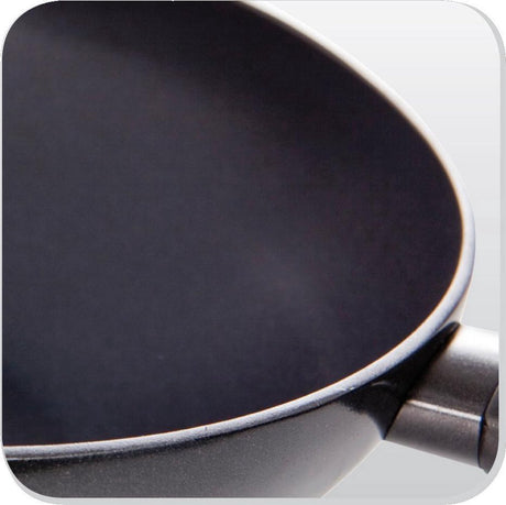 Bk wokarang wokpan 30cm - 4,3l - pfas-vrij - inductie wokpan - keramische antiaanbaklaag - ovenbestendig tot 160 graden - vaatwasserbestendig - rvs handvat - aluminium