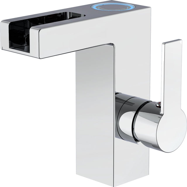 Schütte orinoco LED Waschtischarmatur - Mischbatterie - Wasserfallauslauf - Chrom