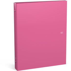 QC Pastell-Neon-Ringbuch A4 – Neonrosa – 23 Ringe