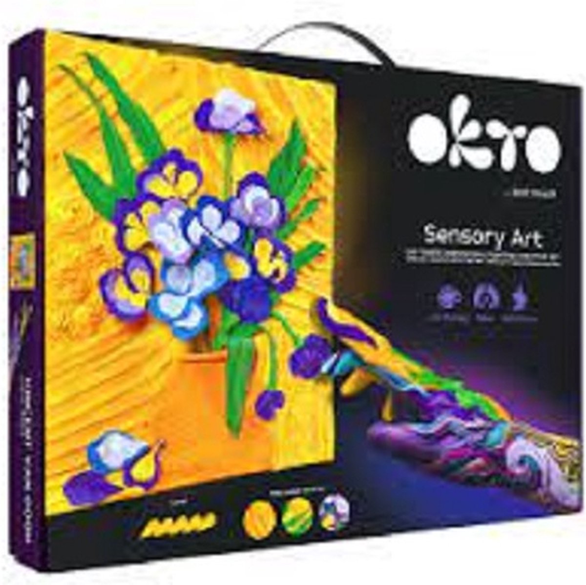 Okto – 3D-Kunstwerk – Sinneskunst – Vincent Van Gogh – Les Iris – Tonkünstler