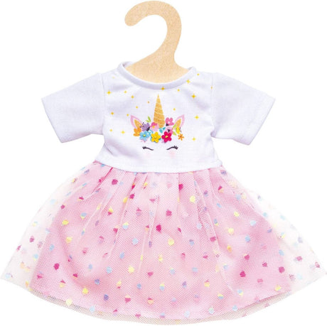 Puppenkleid Einhorn, 28-35 cm