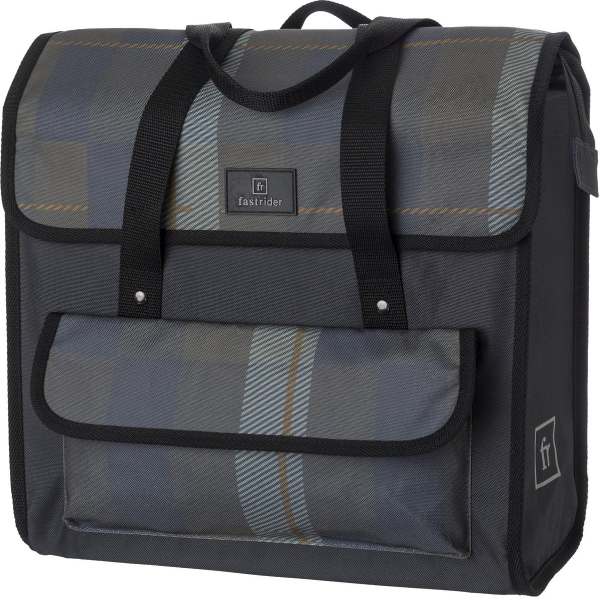 Fastrider lasse luxe shopper bike bag basics check cg