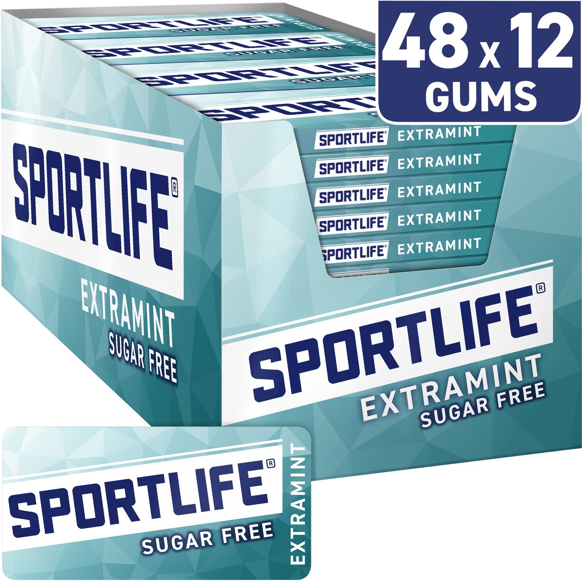 Sportlife kauwgom extramint (48x 18gr)