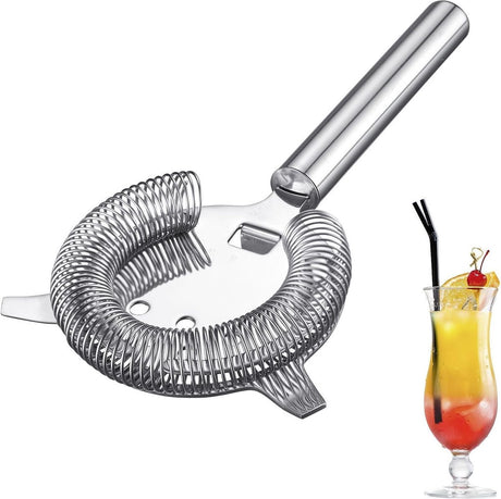 Westmark Barsieb Judy – praktisches Barzubehör zum Mixen von Cocktails, Sieben von Früchten und Kräutern aus Getränken, Cocktailsieb für Shaker – 18 8 Edelstahl