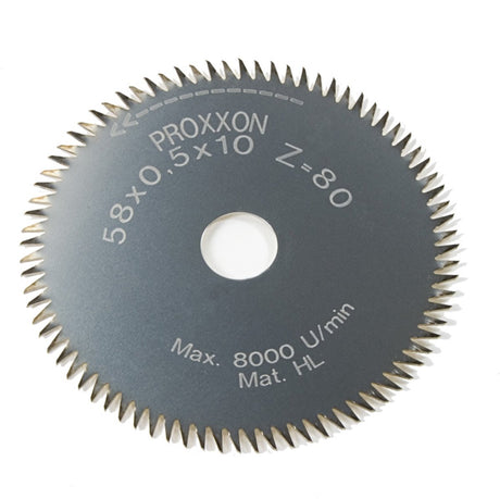 Proxxon micromot - Kreissägeblatt - Sägeblatt - 50x10x05 mm - Zähnezahl: 80 1 Stück