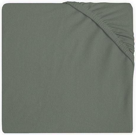 Jollein - baby hoeslaken ledikant jersey (ash green) - katoen - 60x120cm