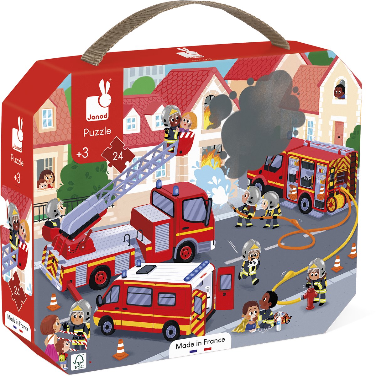 Janod - Puzzle - Die Feuerwehr