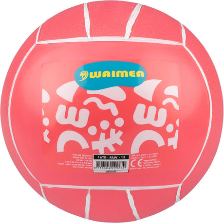 Waimea Strandball PVC - 13 cm - Fluorrosa - 13