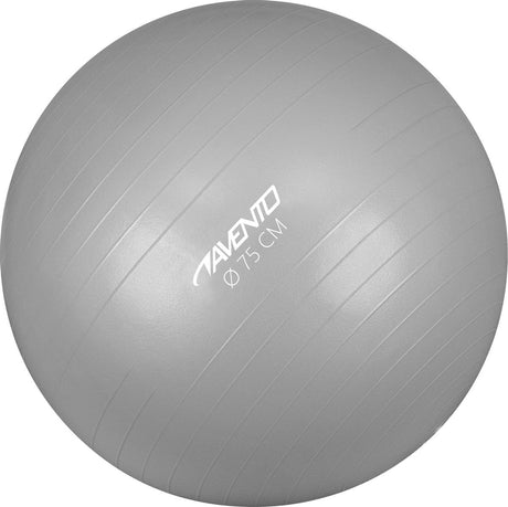 Avento Fitnessball – Gymnastikball – ø 75 cm – Silber