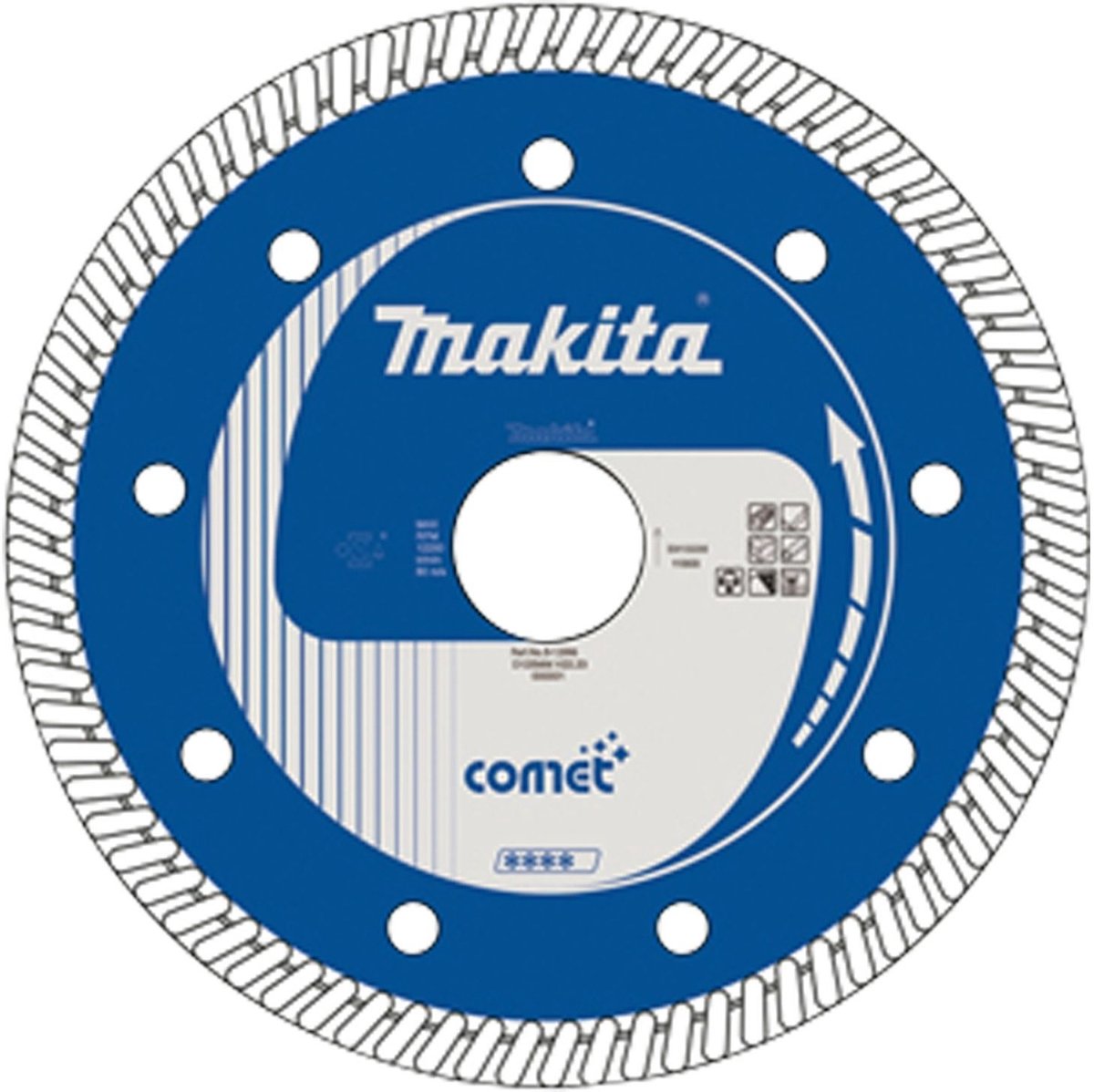 Makita Zubehör Diamantscheibe 125 x 22,2 mm blau – B-12996
