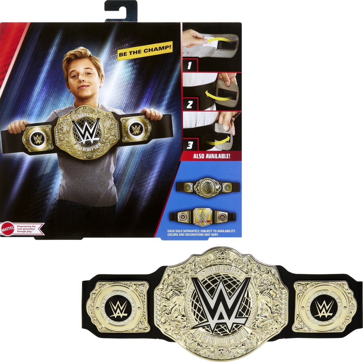 Mattel WWE-Meisterschaftsgürtelspielzeug – Weltmeisterschaft im Schwergewicht