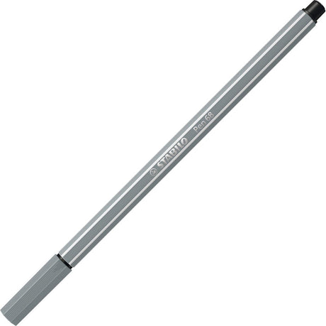 Stabilo Pen 68 - Filzstift - Mittelkaltgrau (68 95)