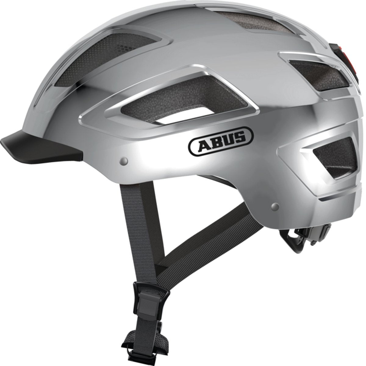 ABUS HELM HYBAN 2.0 Signal Silber XL 58-63 cm