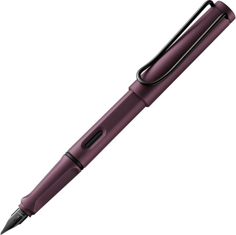 Lamy Safari Scarlet Füllfederhalter | ergonomischer Griff | polierte Stahlfeder m | robustes ASA-Kunststoffgehäuse | inklusive blauer T-10-Tintenpatrone | Rechtshänder