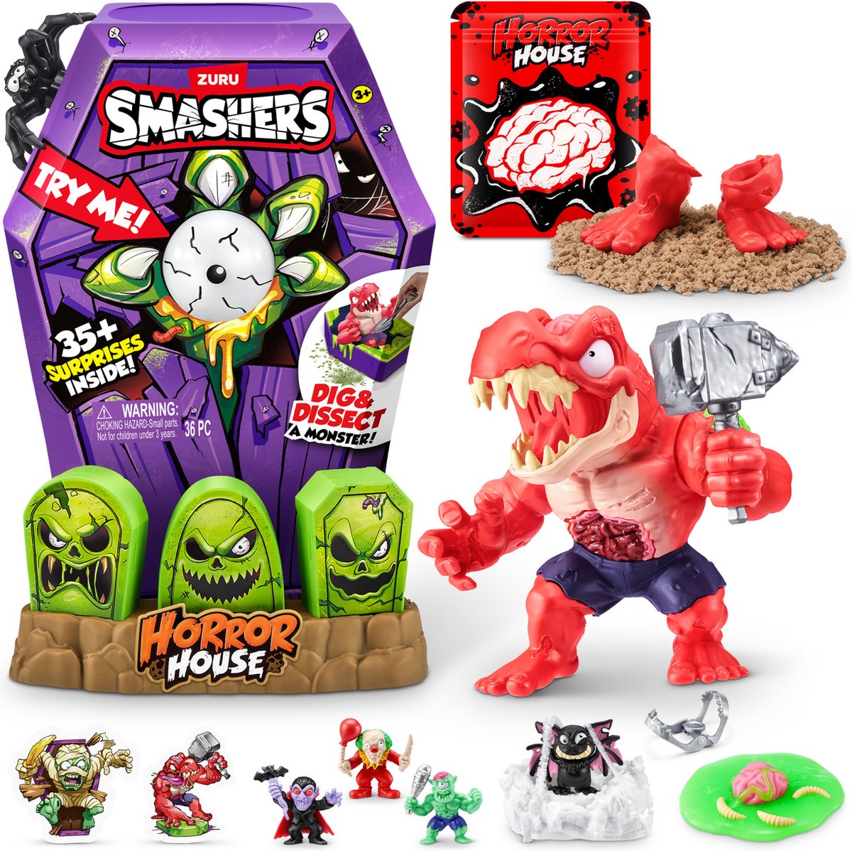 Zuru Smashers Smashers Horror House Große Serie 1 – Dino von Zuru