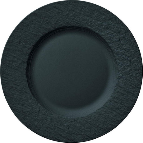 Villeroy boch manufacture rock dinerbord rond - ø 27 cm - zwart