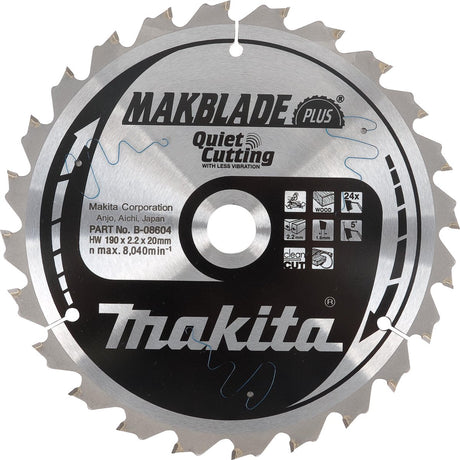 Makita afkortzaagblad voor hout | makblade-plus | ø 216mm asgat 30mm 48t - b-08632