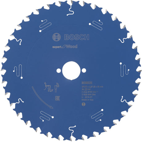 Bosch 2608644064 Kreissägeblatt 235 mm Experte für Holz 235x30x2,8 1,8x36 Z