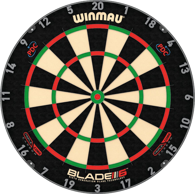 Winmau blade 6 triple core dartbord