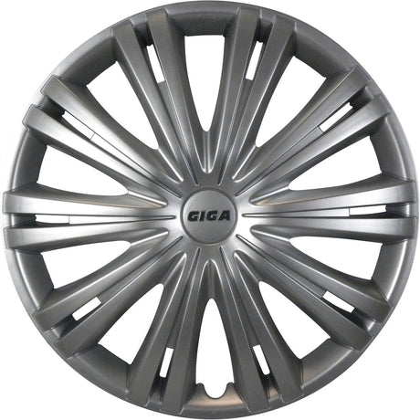 Carpoint wieldoppen giga 16 inch abs zilver set van 4